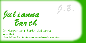 julianna barth business card